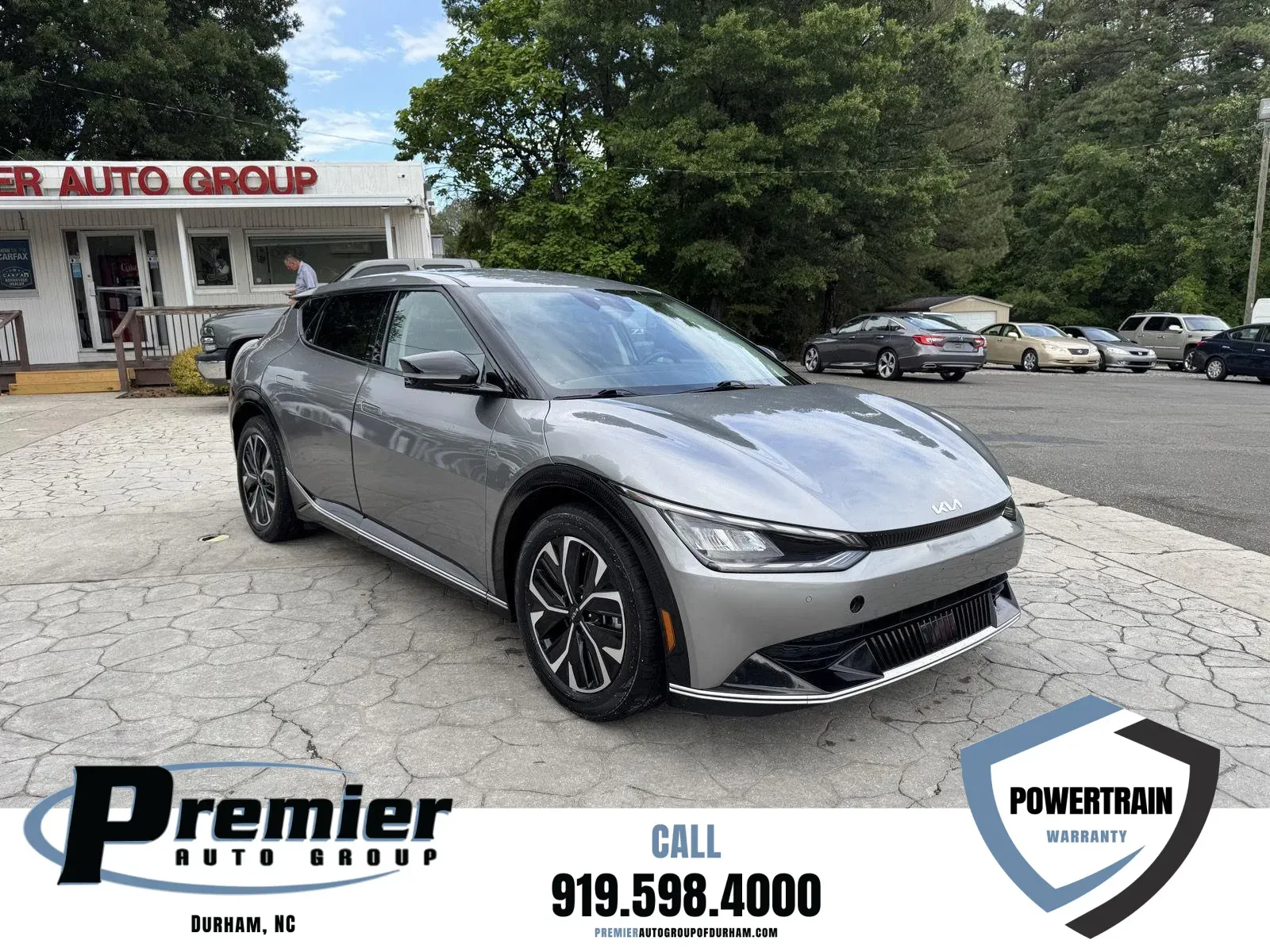 Gray 2023 Kia EV6 Wind for sale in Durham, NC