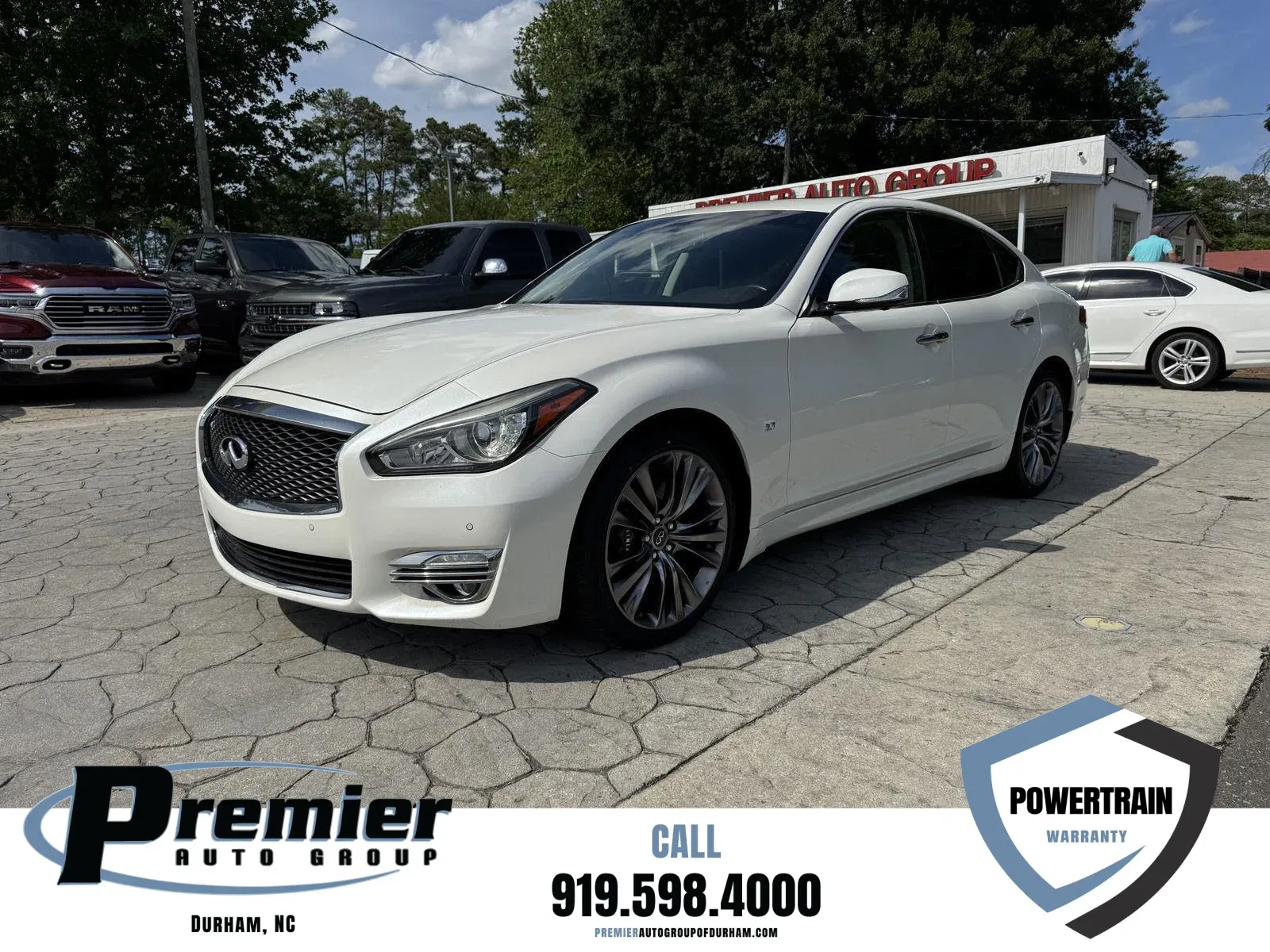White 2018 INFINITI Q70 3.7 LUXE for sale in Durham, NC