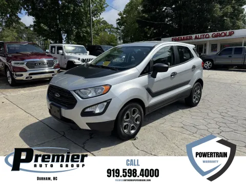 Silver 2021 Ford EcoSport S for sale in Durham, NC