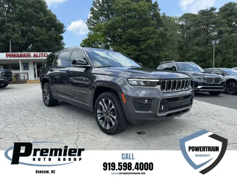 Gray 2021 Jeep Grand Cherokee L Overland for sale in Durham, NC