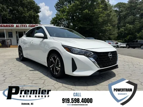 White 2024 Nissan Sentra SV for sale in Durham, NC