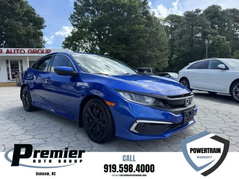 Blue 2019 Honda Civic Sedan LX for sale in Durham, NC