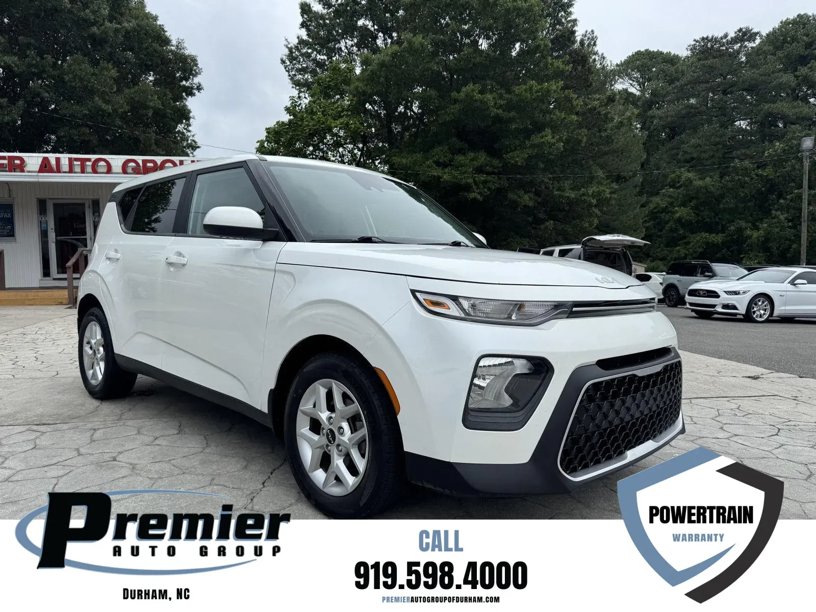 White 2022 Kia Soul S for sale in Durham, NC