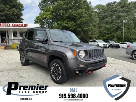 Gray 2016 Jeep Renegade Trailhawk for sale in Durham, NC