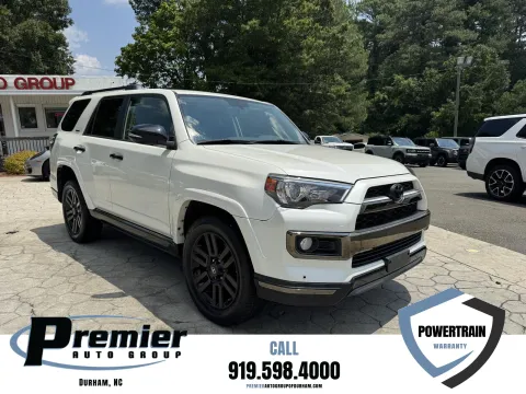 White 2019 Toyota 4Runner Limited for sale in Durham, NC