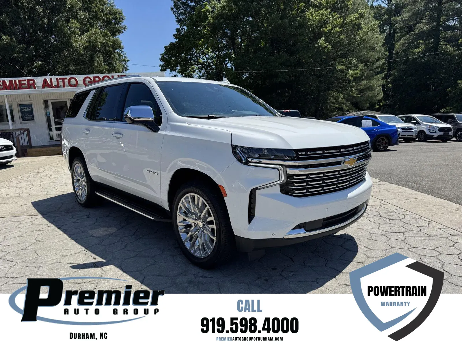 White 2024 Chevrolet Tahoe Premier for sale in Durham, NC