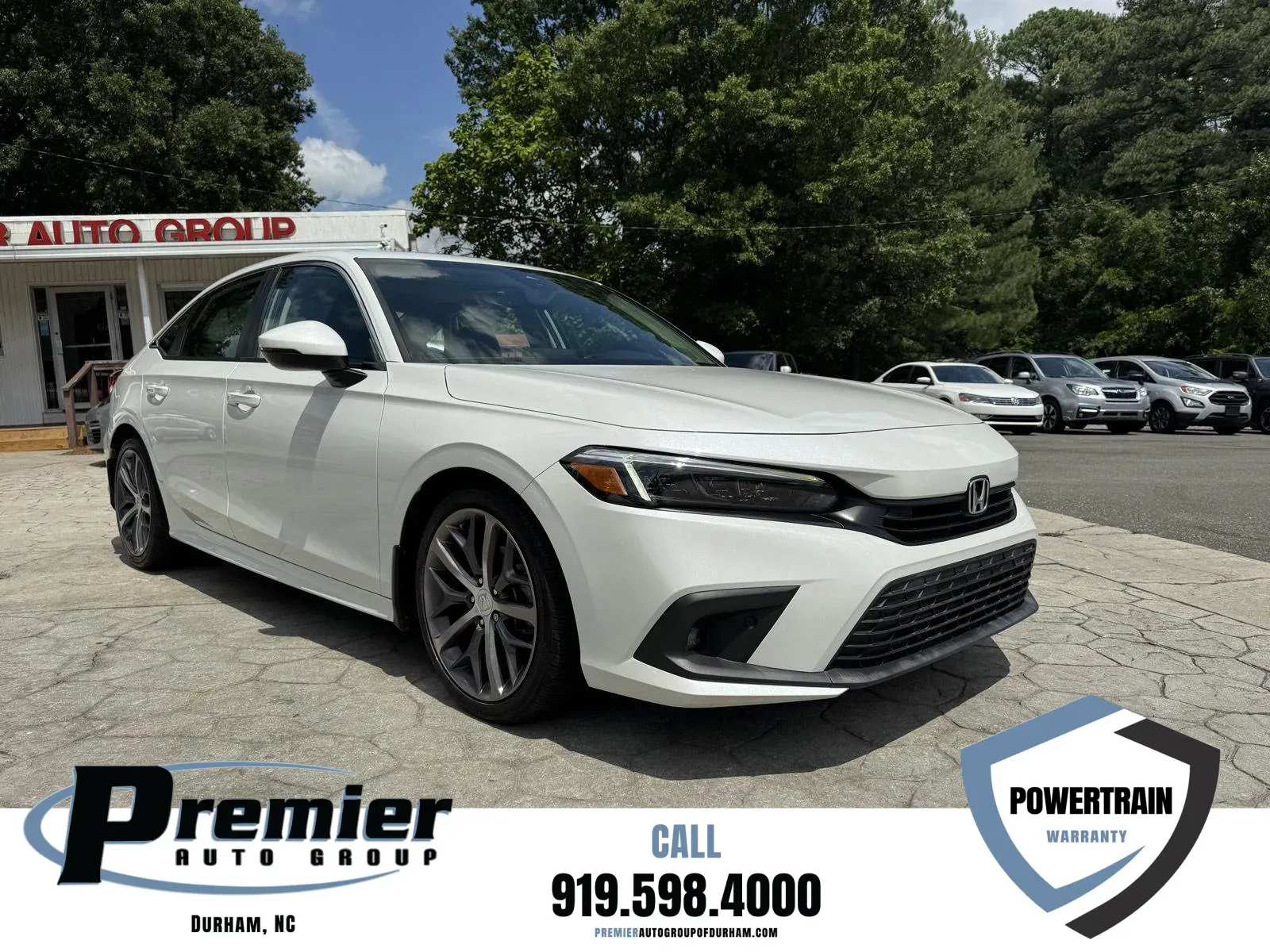 White 2022 Honda Civic Sedan Touring for sale in Durham, NC