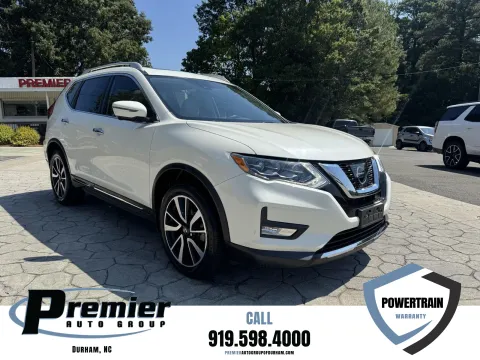 White 2017 Nissan Rogue SL for sale in Durham, NC