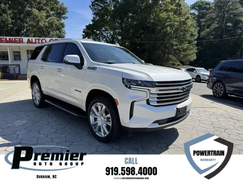 White 2021 Chevrolet Tahoe High Country for sale in Durham, NC