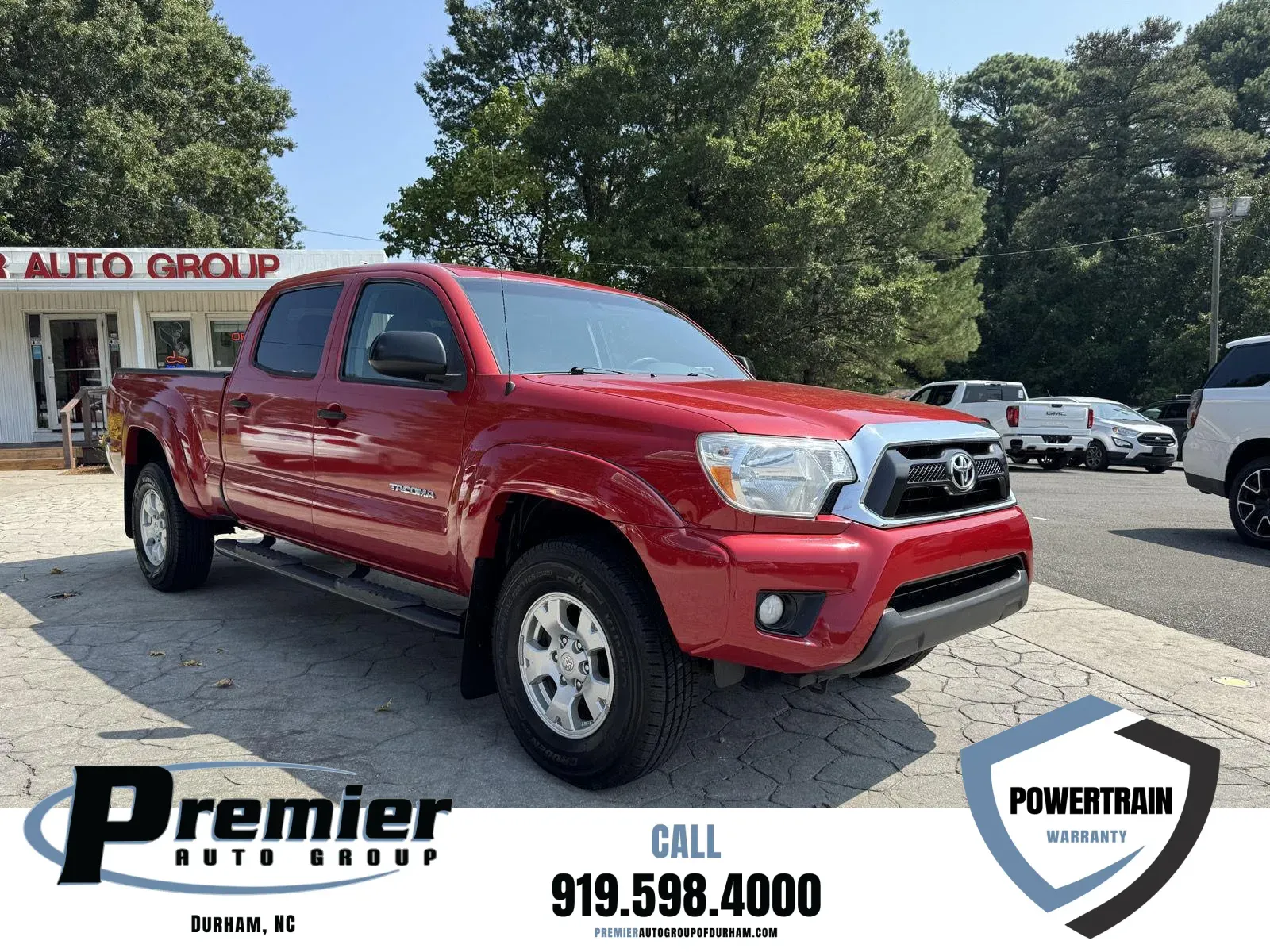 Red 2014 Toyota Tacoma Pickup 4D 6 ft for sale in Durham, NC