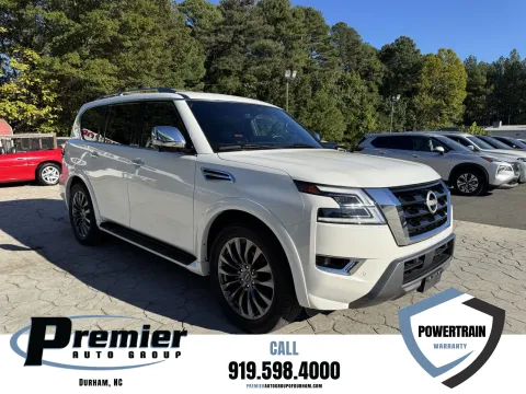 White 2023 Nissan Armada Platinum for sale in Durham, NC