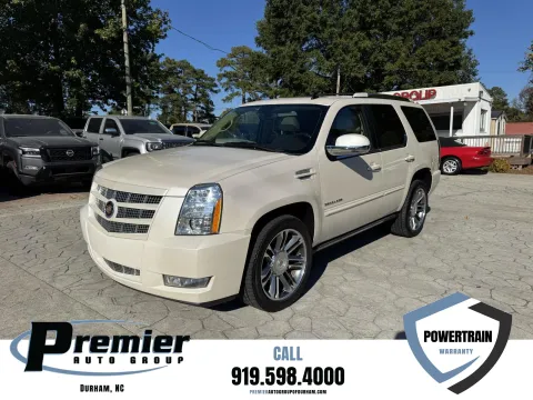White 2014 Cadillac Escalade Premium for sale in Durham, NC
