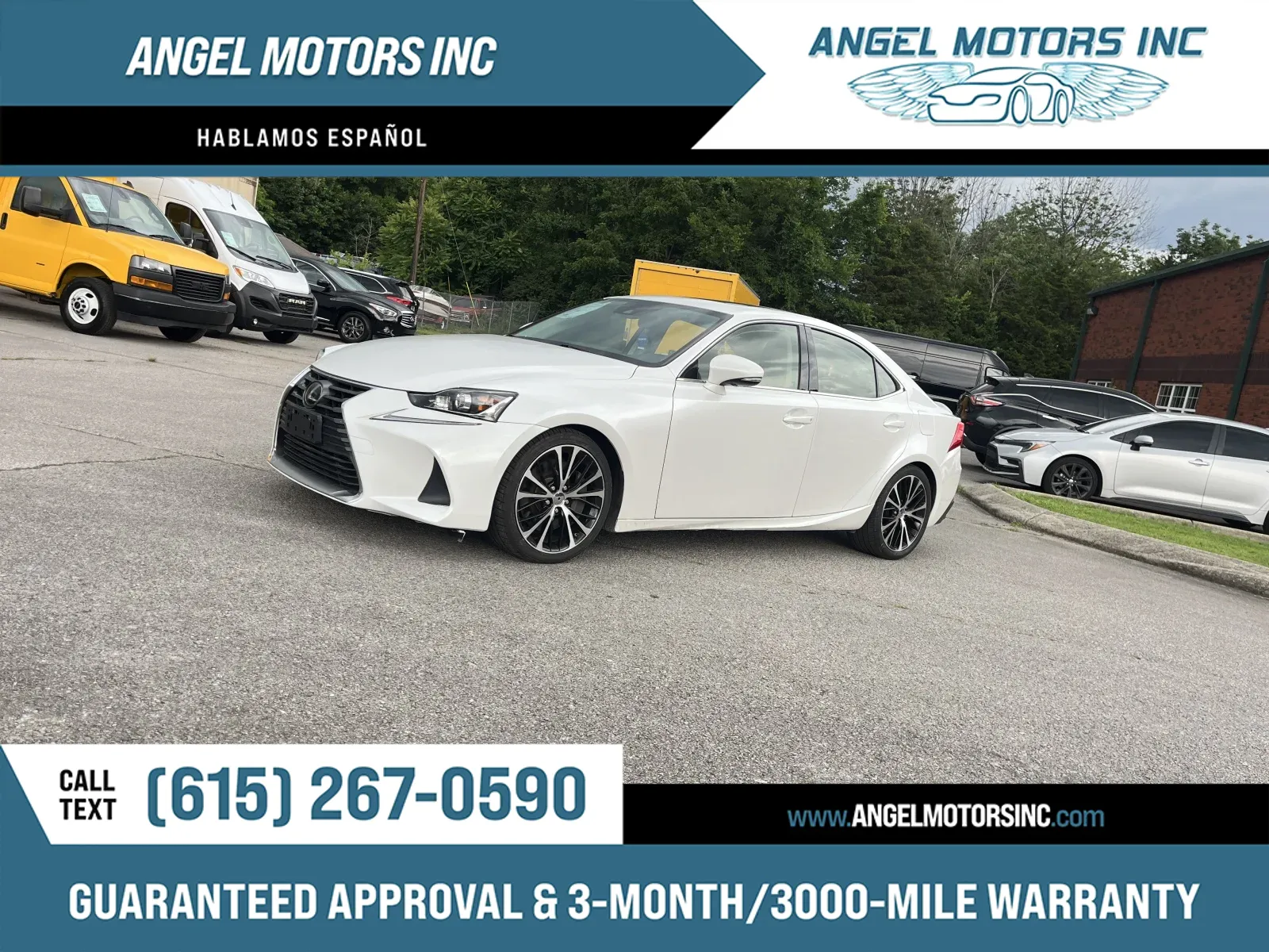 White 2017 LEXUS IS 300 for sale in Smyrna, TN