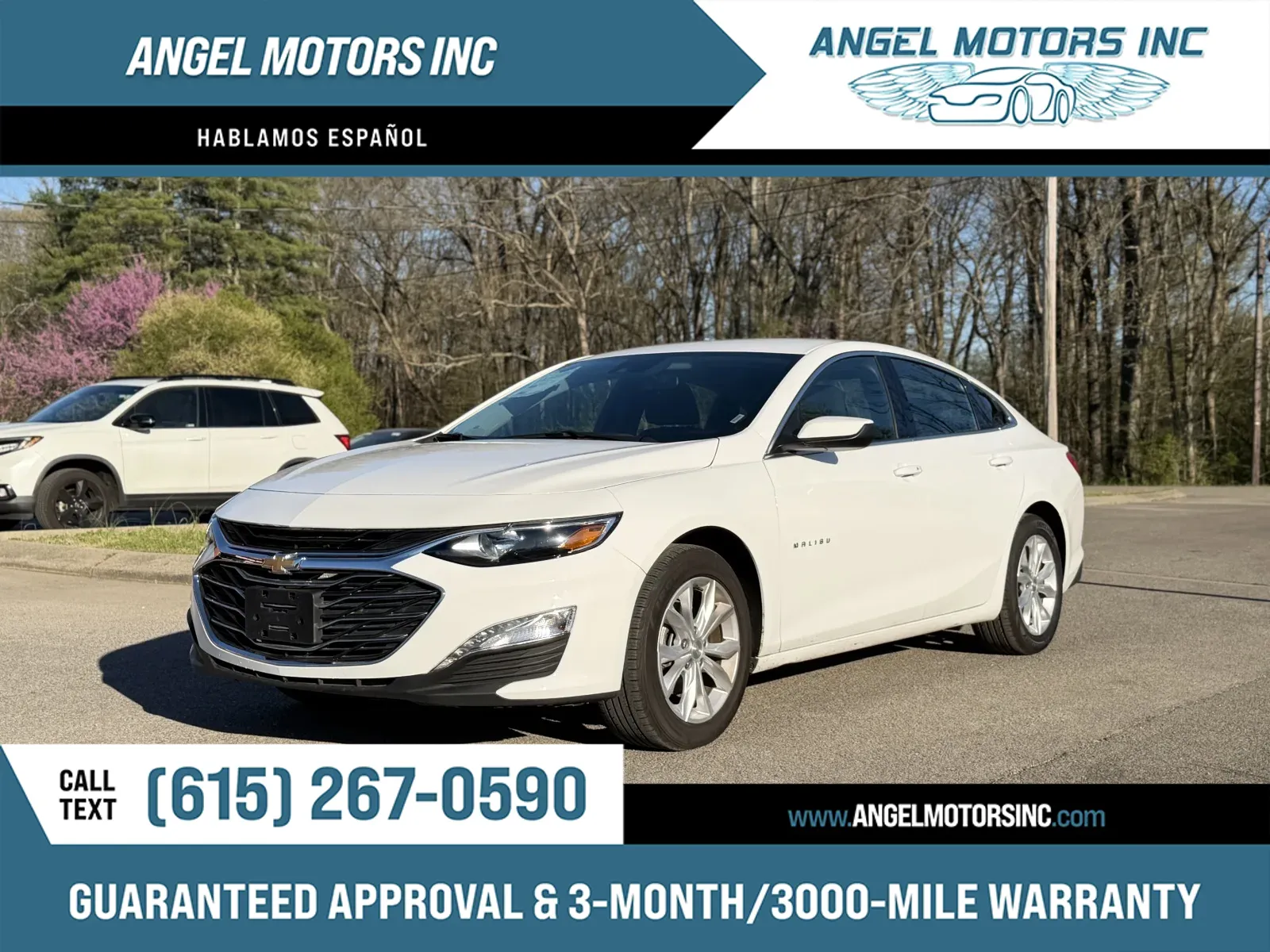 White 2023 Chevrolet Malibu LT for sale in Smyrna, TN