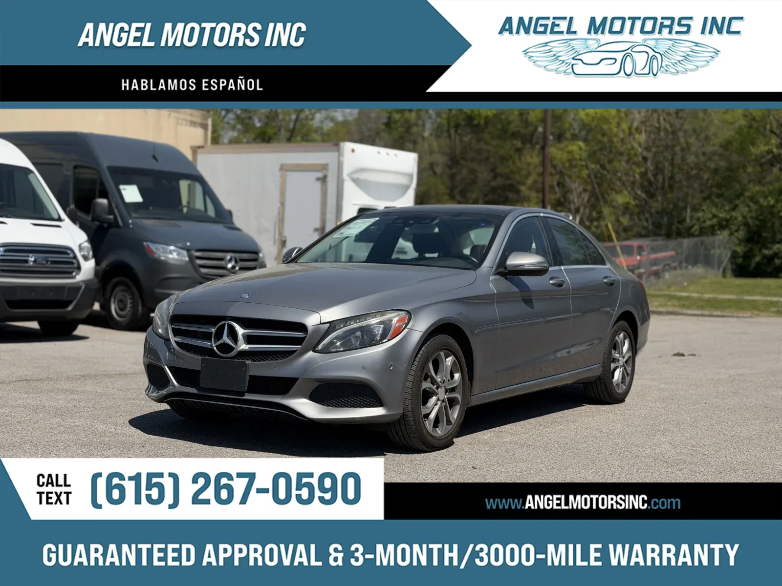 Gray 2016 Mercedes-Benz C-Class C 300 4MATIC for sale in Smyrna, TN