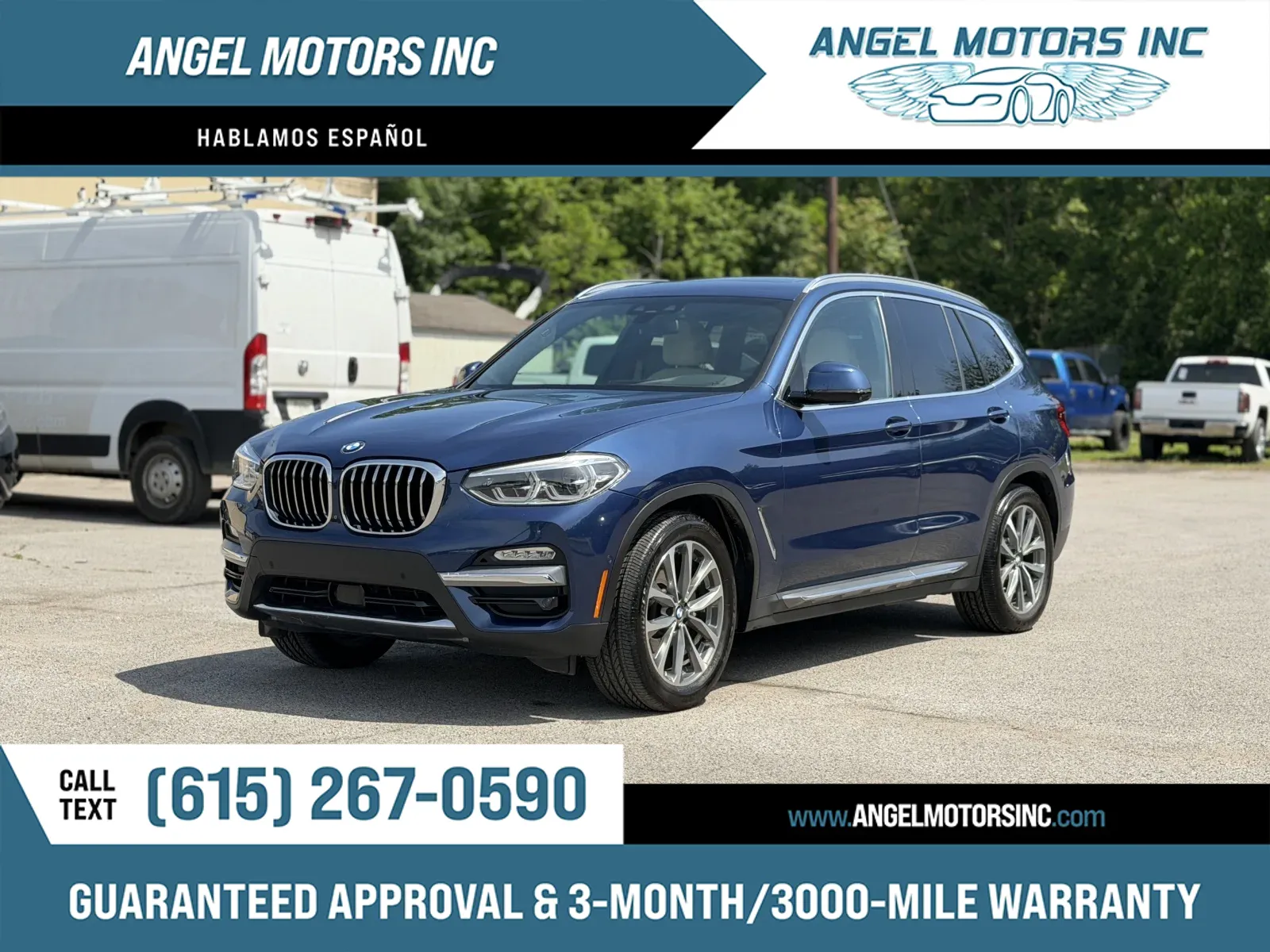 Blue 2019 BMW X3 xDrive30i for sale in Smyrna, TN