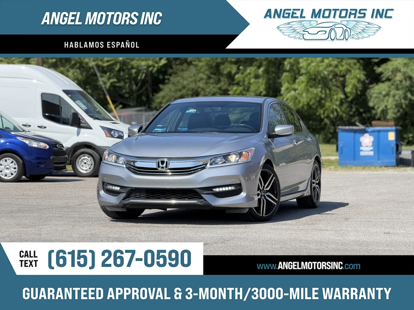 Blue 2017 Honda Accord Sport for sale in Smyrna, TN