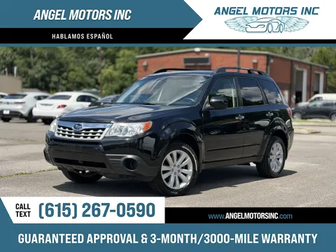 Black 2012 Subaru Forester 2.5X Premium for sale in Smyrna, TN