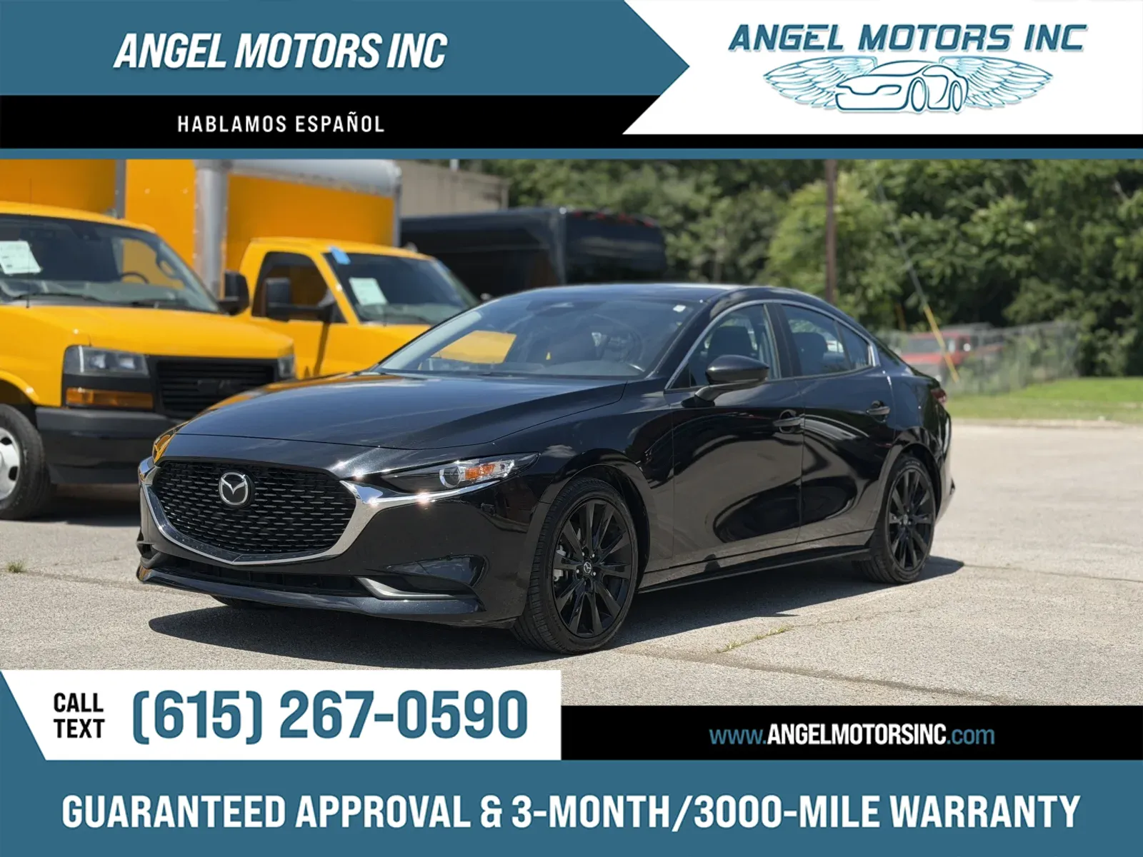 Black 2025 Mazda Mazda3 Sedan 2.5 S Select Sport for sale in Smyrna, TN
