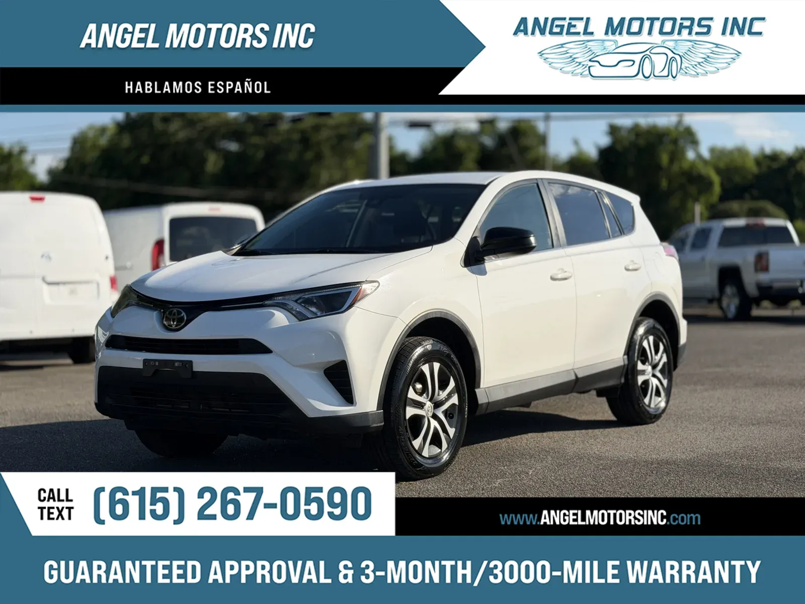 White 2018 Toyota RAV4 LE for sale in Smyrna, TN