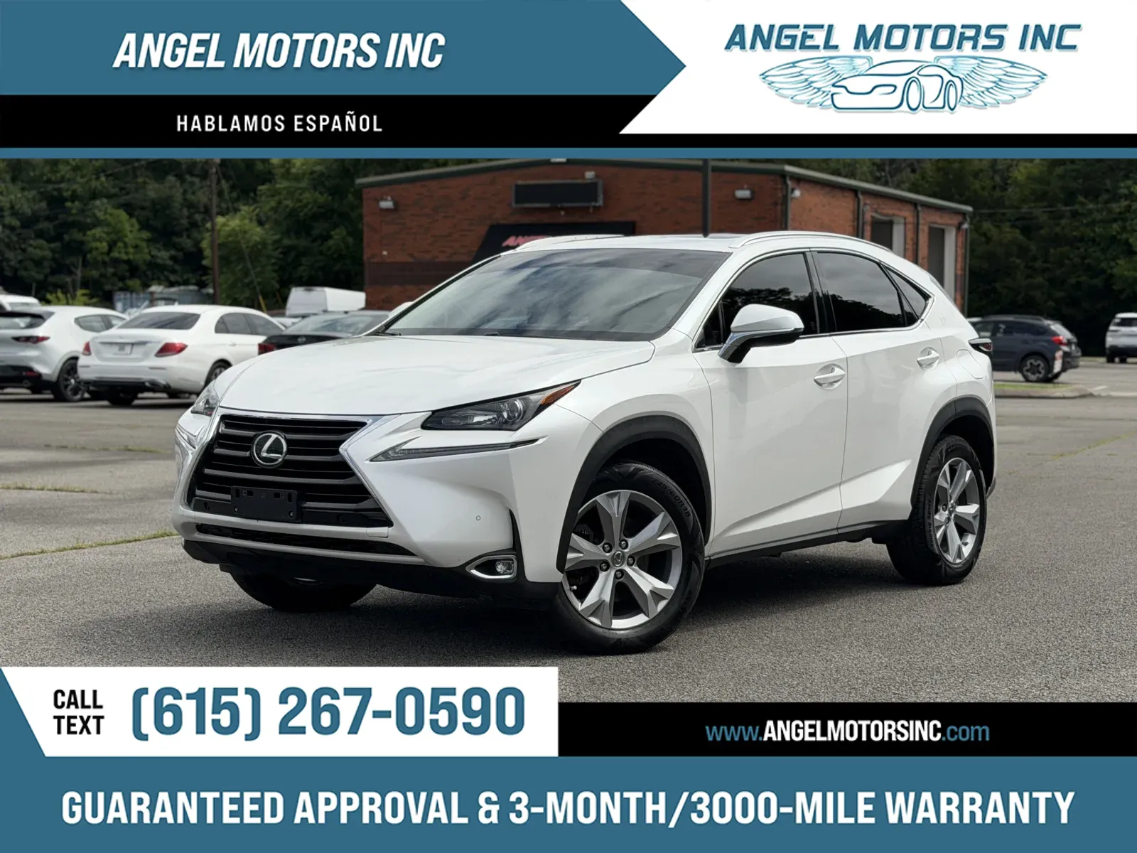 White 2017 Lexus NX 200t for sale in Smyrna, TN
