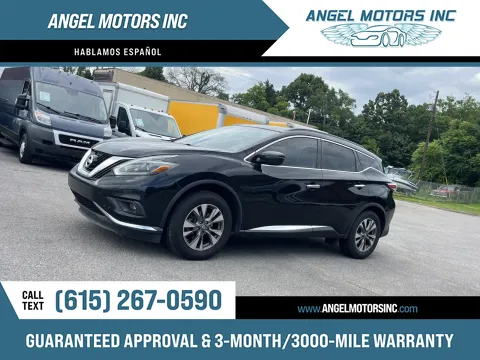 Black 2018 Nissan Murano SV for sale in Smyrna, TN