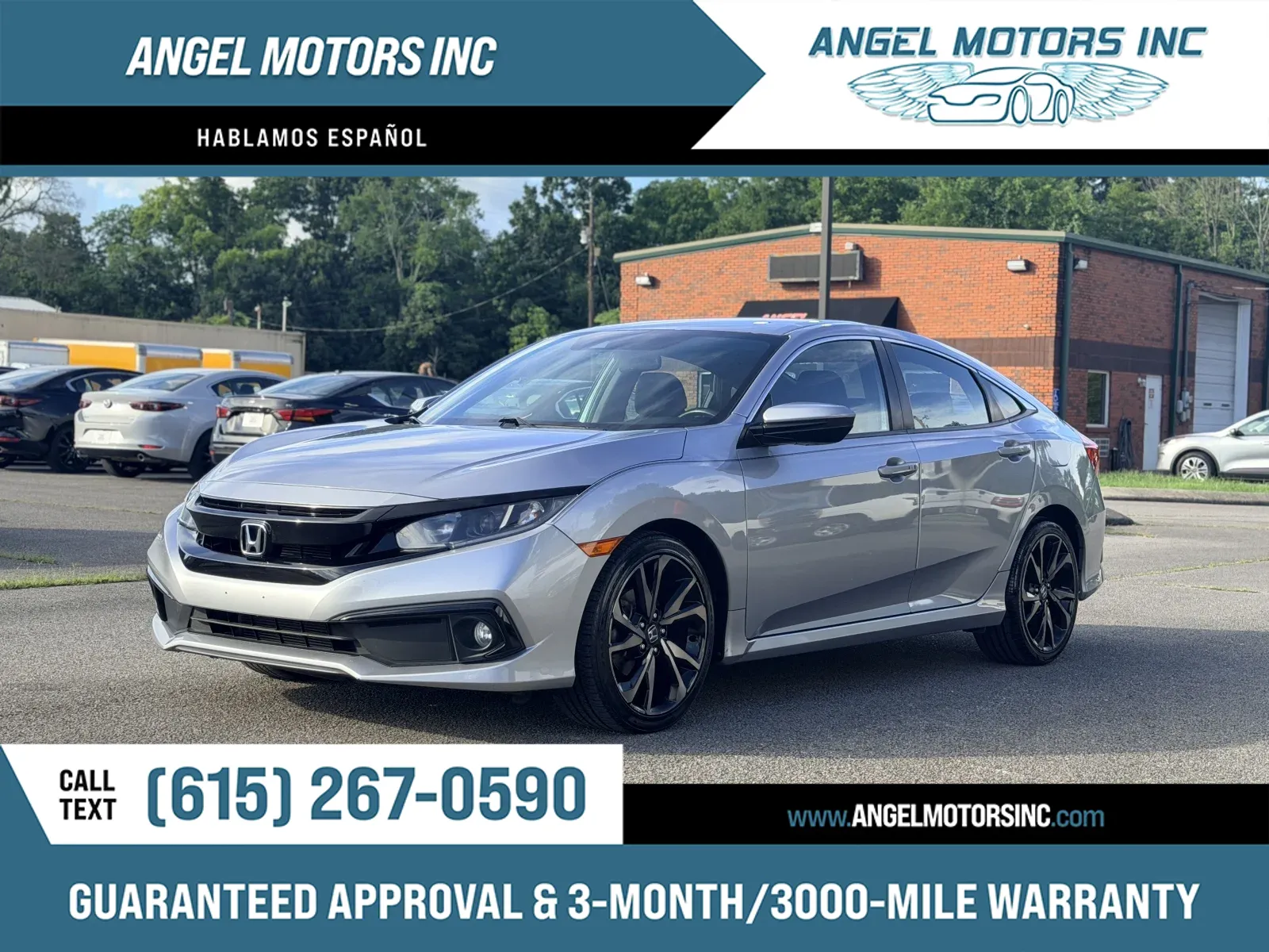 Gray 2019 Honda Civic Sport for sale in Smyrna, TN