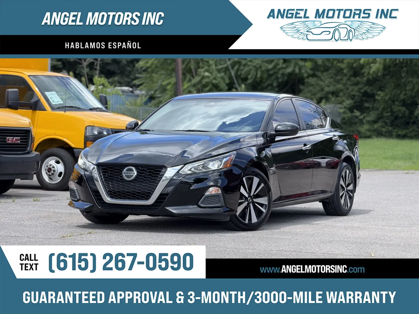Black 2021 Nissan Altima 2.5 SV for sale in Smyrna, TN