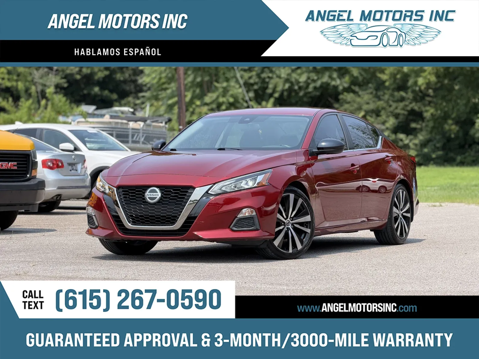 Red 2020 Nissan Altima 2.5 SR for sale in Smyrna, TN