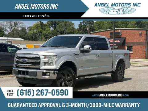 Silver 2016 Ford F-150 Lariat for sale in Smyrna, TN