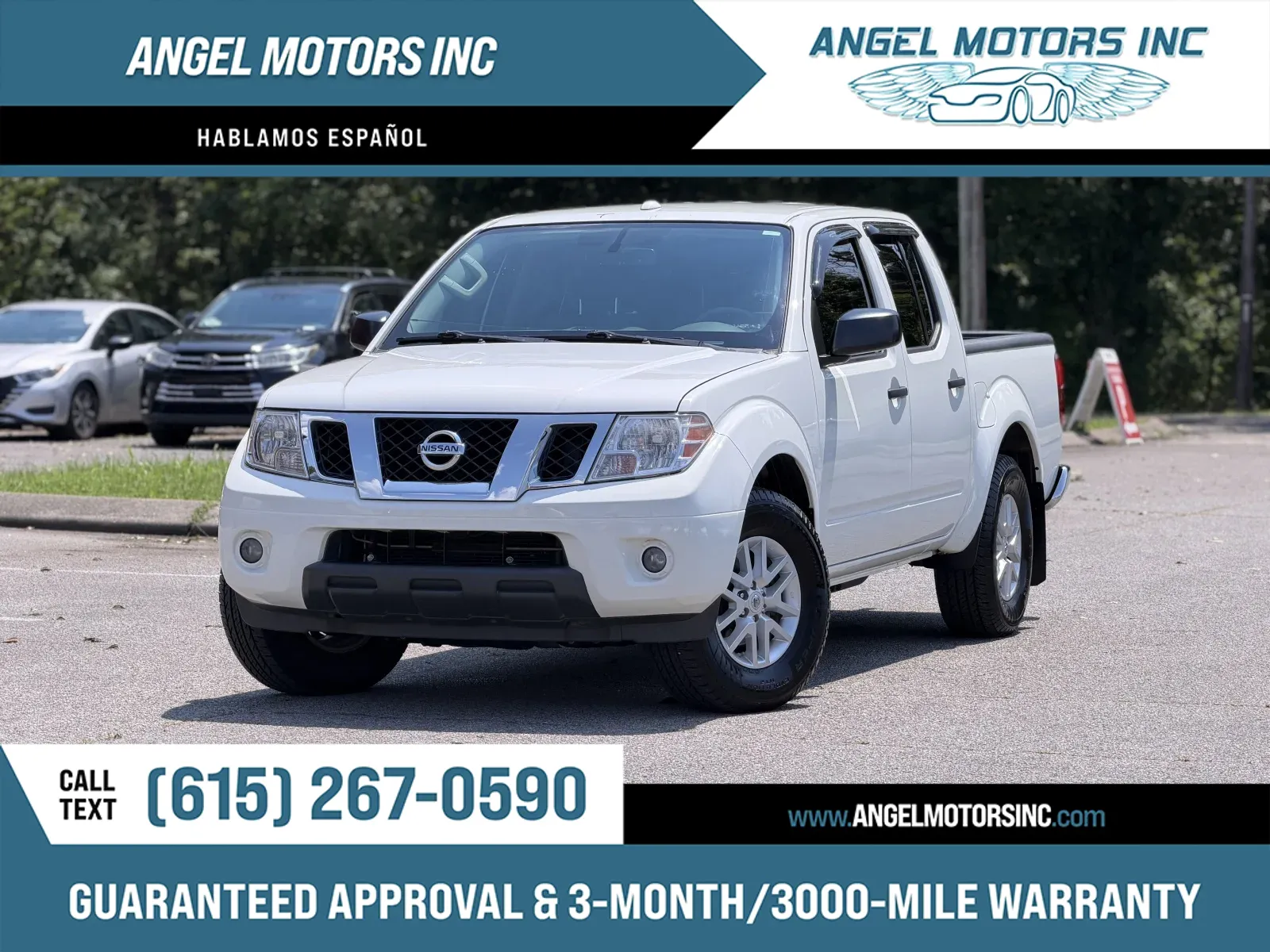 White 2017 Nissan Frontier SV for sale in Smyrna, TN