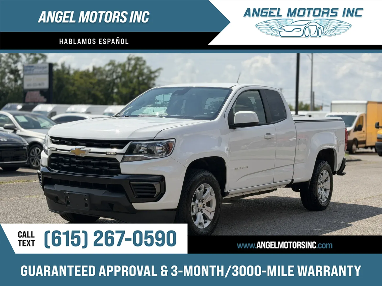 White 2022 Chevrolet Colorado LT for sale in Smyrna, TN