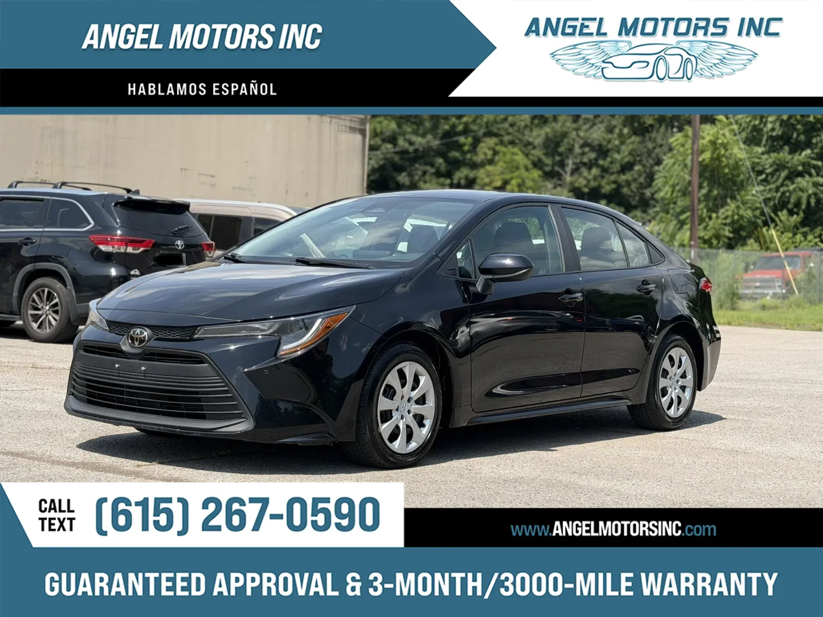 Black 2024 Toyota Corolla LE for sale in Smyrna, TN