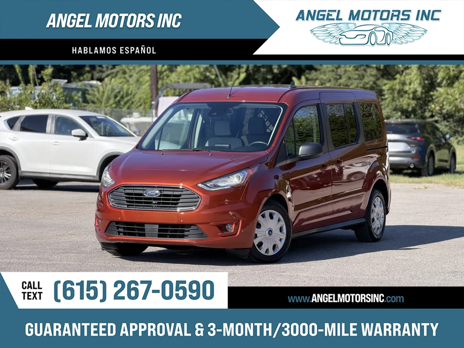 Orange 2022 Ford Transit Connect XLT for sale in Smyrna, TN