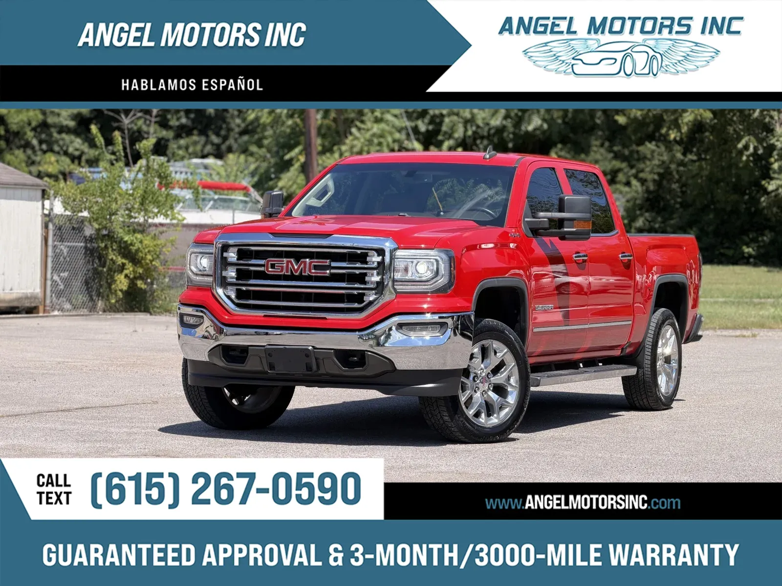 Red 2017 GMC Sierra 1500 SLT for sale in Smyrna, TN