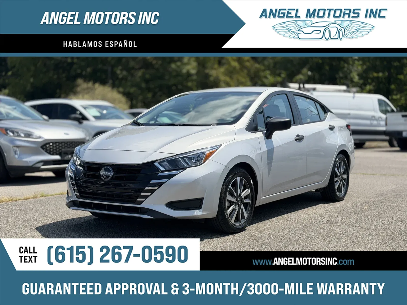 Silver 2024 Nissan Versa S for sale in Smyrna, TN