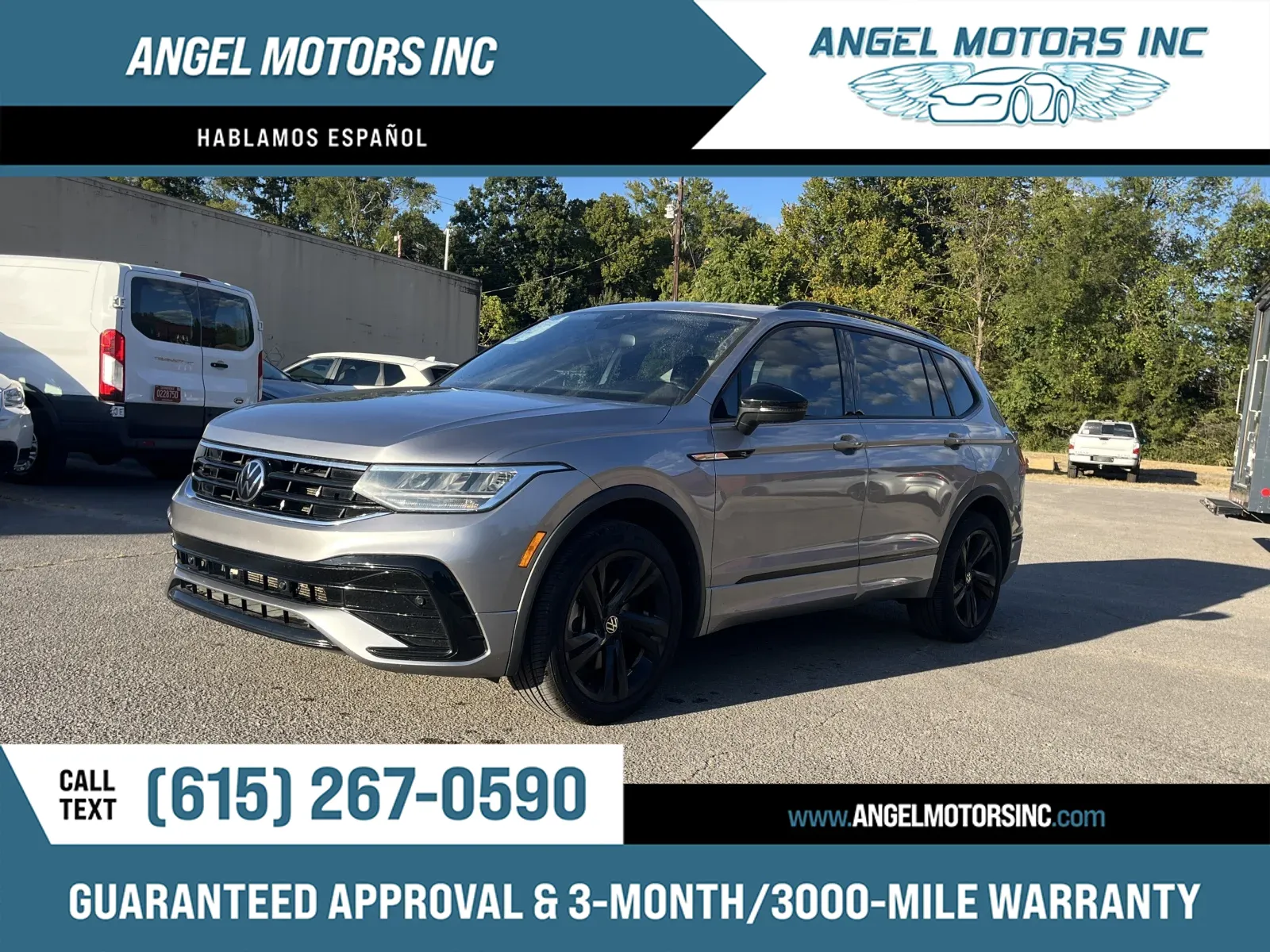 Gray 2023 Volkswagen Tiguan SE R-Line Black 4Motion for sale in Smyrna, TN
