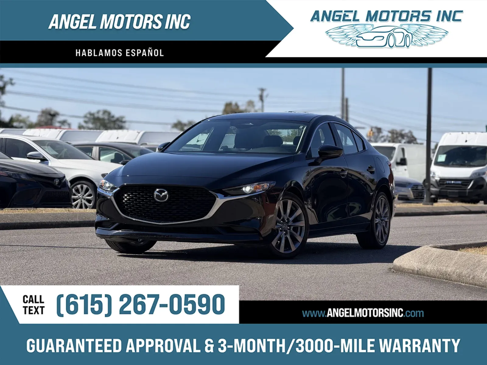 Black 2025 Mazda Mazda3 Sedan 2.5 S Preferred for sale in Smyrna, TN