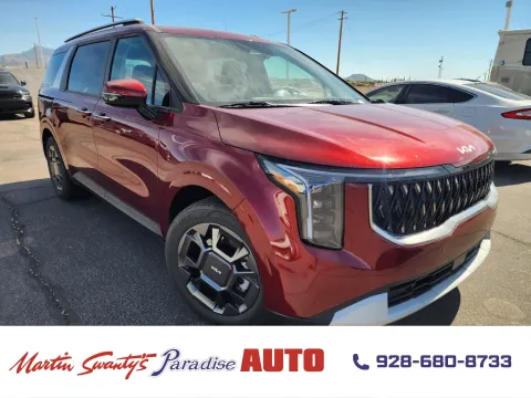 Red 2025 Kia Carnival Hybrid EX for sale in Lake Havasu City, AZ