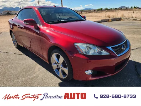 Red 2010 Lexus IS 350C for sale in Lake Havasu City, AZ