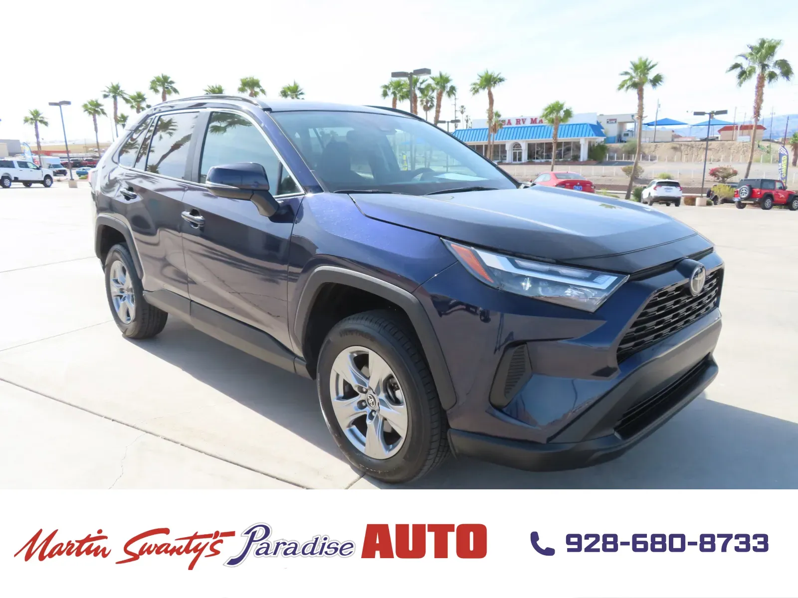 Blue 2024 Toyota RAV4 XLE for sale in Lake Havasu City, AZ