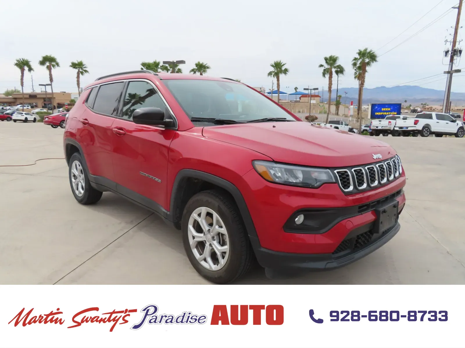 Red 2024 Jeep Compass Latitude for sale in Lake Havasu City, AZ