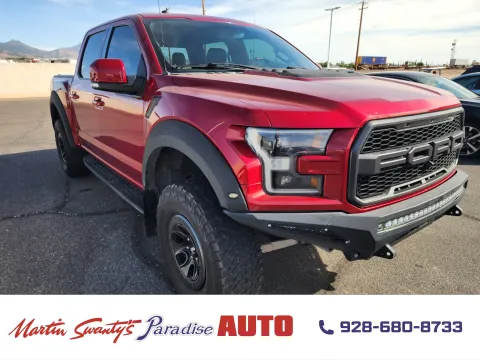 Red 2017 Ford F-150 Raptor for sale in Lake Havasu City, AZ