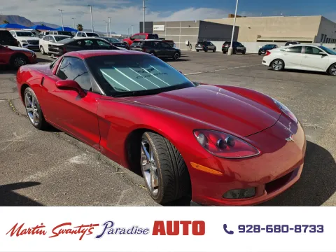 Red 2009 Chevrolet Corvette w/3LT for sale in Lake Havasu City, AZ