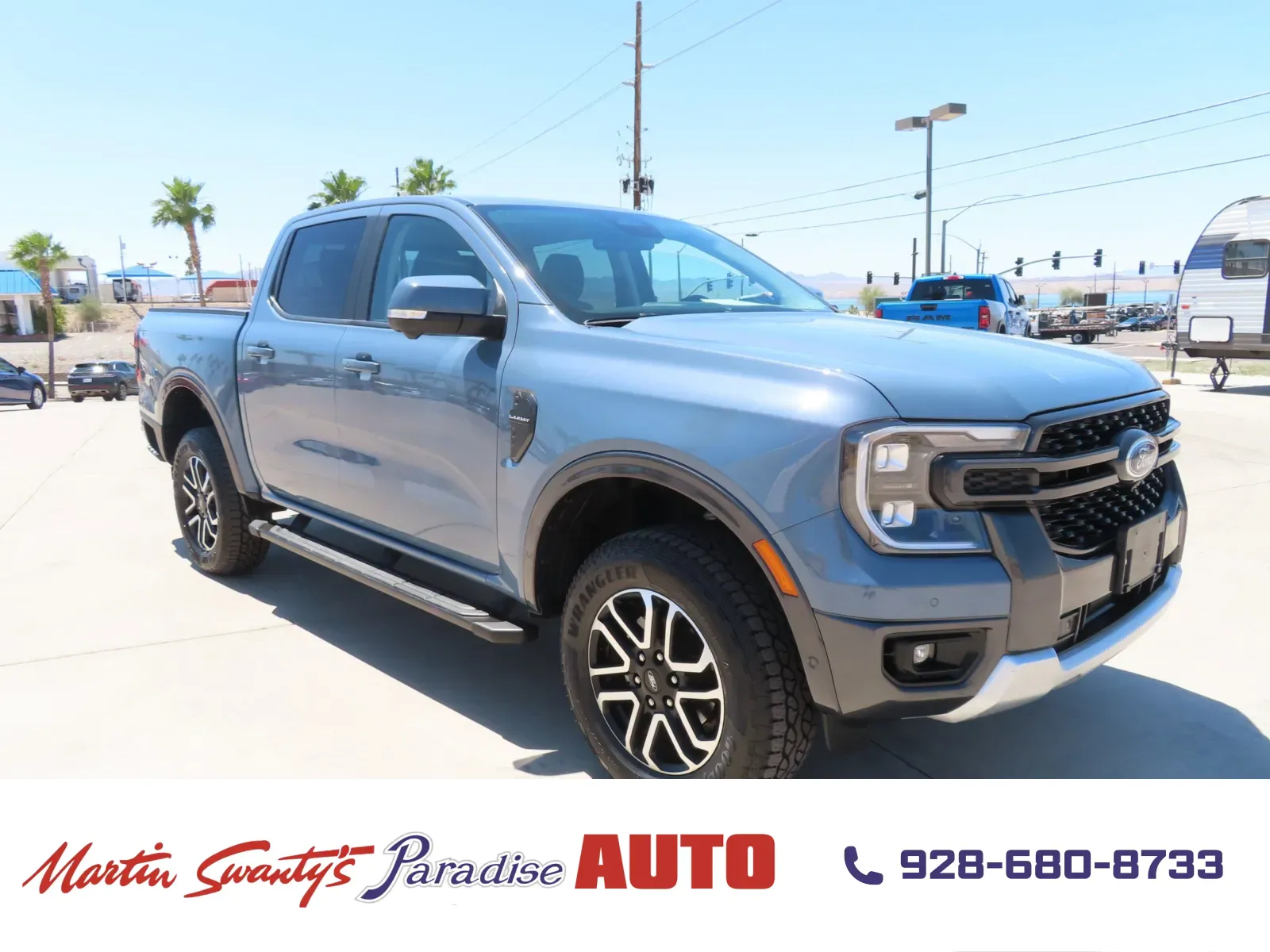 Gray 2024 Ford Ranger LARIAT for sale in Lake Havasu City, AZ