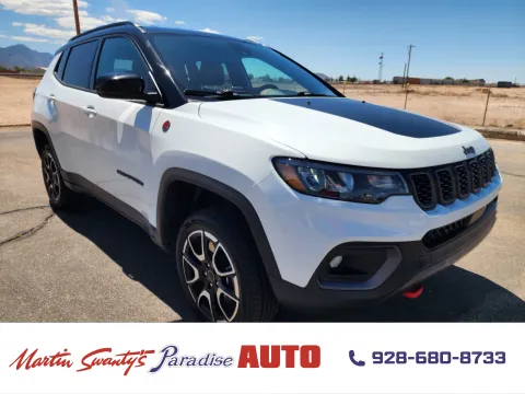 White 2025 Jeep Compass Trailhawk for sale in Lake Havasu City, AZ