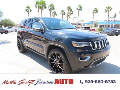 Black 2018 Jeep Grand Cherokee Limited for sale in Lake Havasu City, AZ