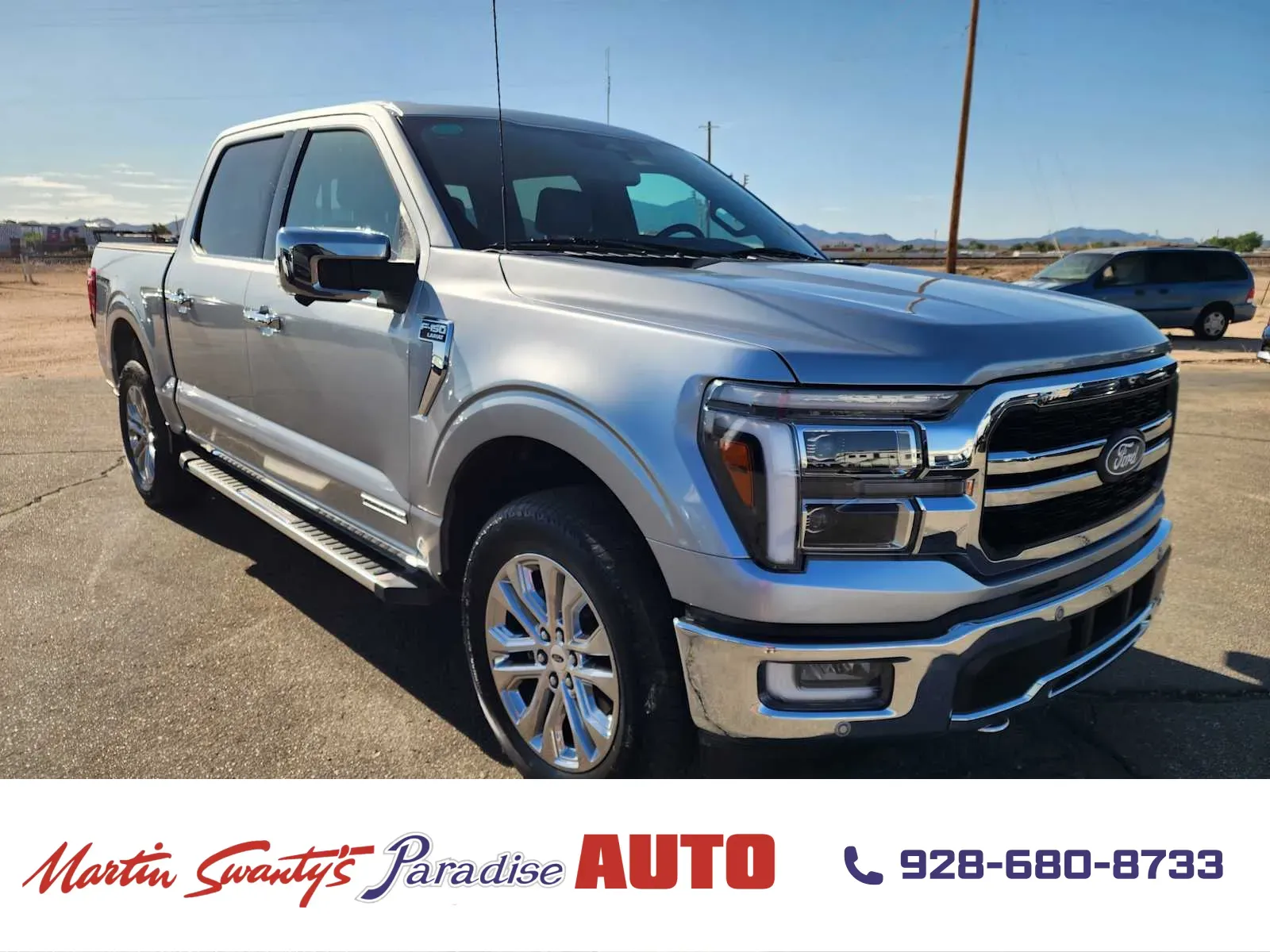 Silver 2024 Ford F-150 LARIAT for sale in Lake Havasu City, AZ