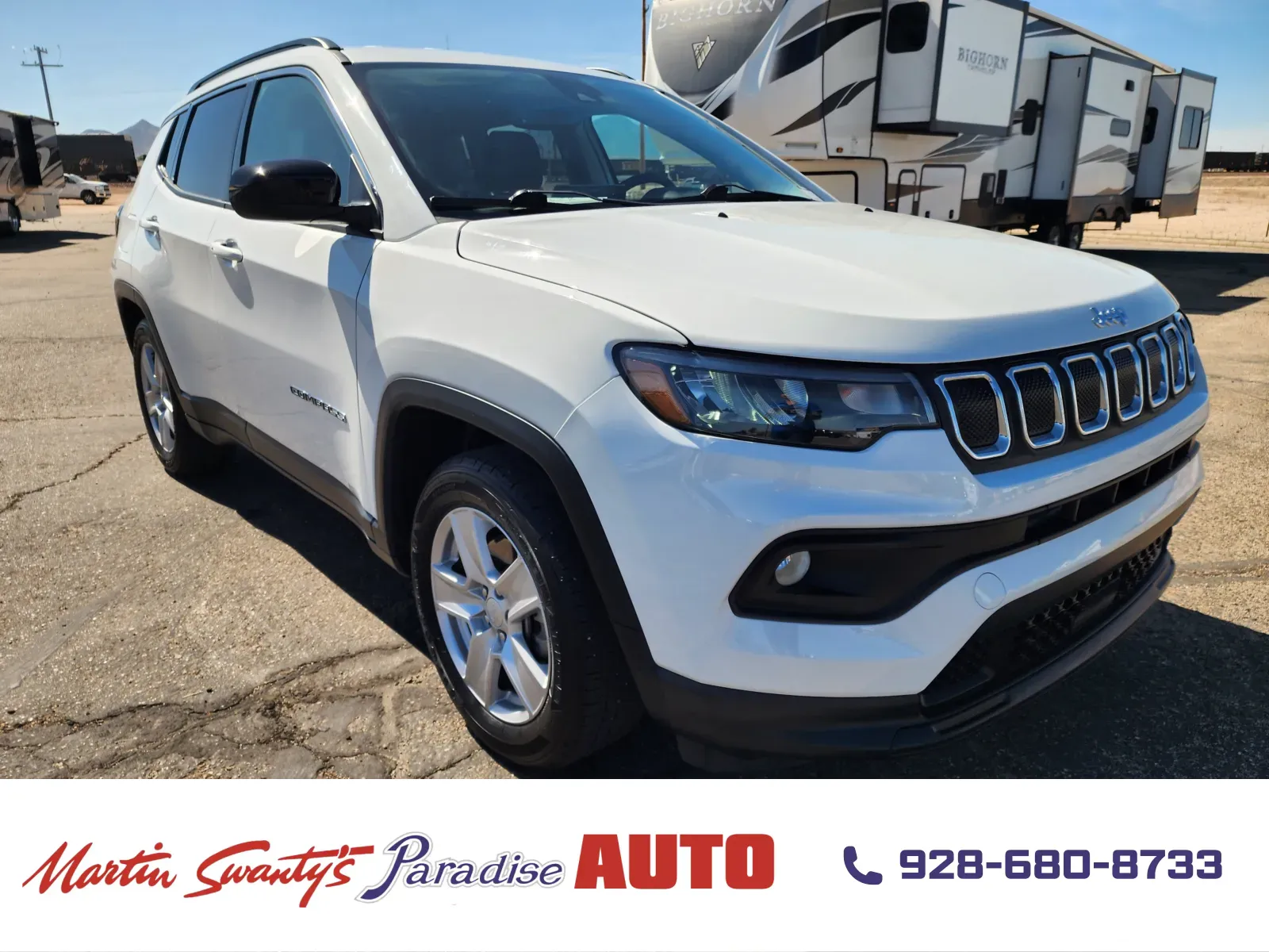 White 2022 Jeep Compass Latitude for sale in Lake Havasu City, AZ