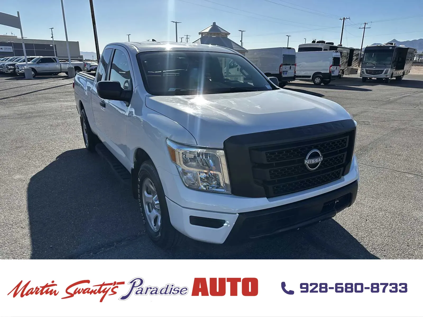 White 2023 Nissan Titan S for sale in Lake Havasu City, AZ